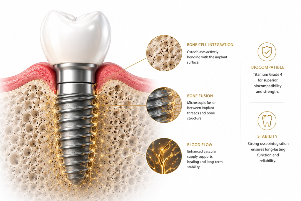 Do Dental Implants Last For A Lifetime The Real Facts About Long Term Success And Failure Prevention 2 The Biological Foundation of Lifetime Implant Success