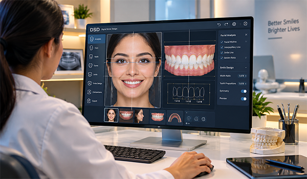 The Mathematical Smile: How Digital Smile Design (DSD) Uses the "Golden Proportion" to Map Restorations Perfect for Your Face Shape 3 How DSD Software Maps the Perfect Smile Matrix
